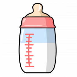 Cartoon Baby Bottle Clipart