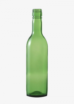 Painted Green Glass Bottles, Green Transparent Bottle, Bottle ...