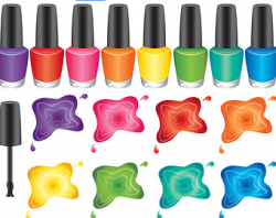 Rainbow nail polish | Etsy