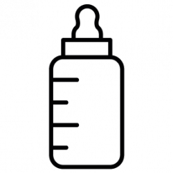 Baby Bottle Silhouette at GetDrawings.com | Free for personal use ...