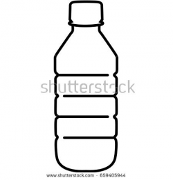 28+ Collection of Simple Water Bottle Drawing | High quality, free ...