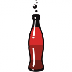 Soda Bottle Clipart - Letters
