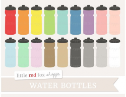 Water Bottle Clipart ~ Illustrations ~ Creative Market