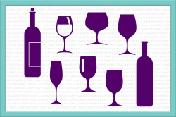 Wine glass svg, wine glasses svg, wine | Design Bundles