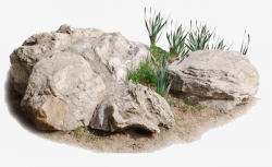 Stones On The Ground, Stone, Ground, Greenery PNG Image and Clipart ...