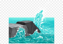 Sea Rock Wave Clip art - Sea Rocks and Waves PNG Clipart Picture png ...