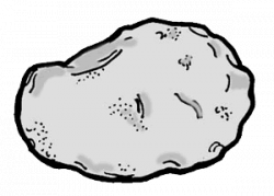 Boulders clipart black and white - Pencil and in color boulders ...