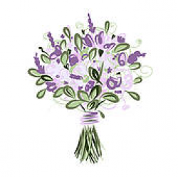 Bouquet Clip Art - Royalty Free - GoGraph