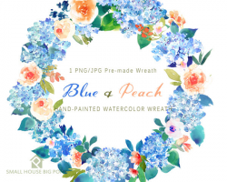 Digital Clipart- Watercolor Flower Clipart, peonies Clip art, Floral ...