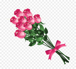 Flower bouquet Rose Clip art - Bouquet Cliparts png download - 5747 ...