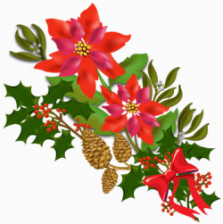 Free Christmas Flowers Clipart, Download Free Clip Art, Free Clip ...