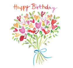 Card - Happy Birthday Bouquet – Hazel McNab
