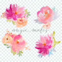 Cute Flower Bouquet Clip Art - Angie Makes Stock Shop