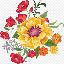 Download Free png Flower bouquet Clip art pretty flowers png ...