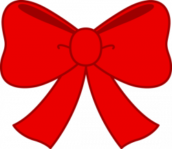 Cute Red Bow Clipart - Free Clip Art