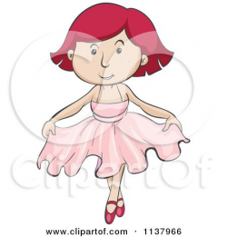 1137966-Cartoon-Of-A-Ballerina-Woman-Bowing-Royalty-Free-Vector ...