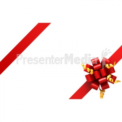 Gift Ribbon Corners - Holiday Seasonal Events - Great Clipart for ...