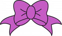 Purple Hair Bow Clip Art at Clker.com - vector clip art online ...