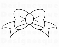 Bow Outline SVG, Bow Tie, Ribbon Svg, Bow Clipart, Bow Files for Cricut,  Bow Cut Files For Silhouette, Bow Dxf, Bow Png, Bow Eps, Bow Vector