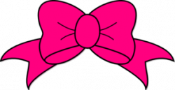 Hot Pink Bow Clip Art at Clker.com - vector clip art online, royalty ...