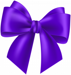 Purple Bow Transparent Clip Art Image | Gallery Yopriceville - High ...