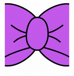 Bow Clipart Purple Bow Clip Art At Clker Vector Clip - Hair ...