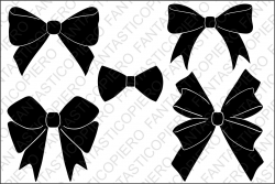 Bows SVG files for Silhouette Cameo and Cricut. Bows clipart PNG included.  Gift Ribbon SVG, Bow Tie svg, Bowtie svg, Bow svg Files