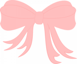 Pink Bow With Clear Background Clipart