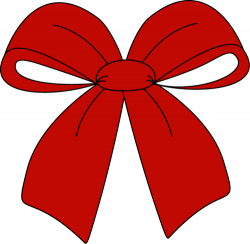 Red Christmas Bow Clip Art - Red Christmas Bow Image | Clipped Two ...
