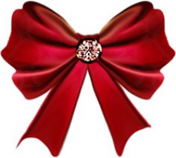CHRISTMAS RED BOW CLIP ART | Bow | Pinterest | Clip art, Decoupage ...