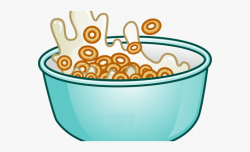 Milk Clipart Animated - Bowl Of Cereal Cartoon, Cliparts ...
