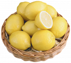 Lemons in Wicker Bowl PNG Clipart - Best WEB Clipart