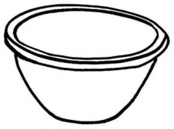 Bowl Clipart Black And White | Clipart Panda - Free Clipart Images