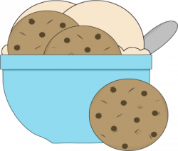 Cookies and Ice Cream Clip Art - Cookies and Ice Cream Image