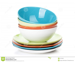 Bowl clipart dishware - Pencil and in color bowl clipart dishware