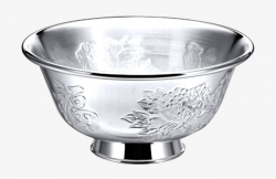Silver Small Bowl, Tableware, Small Bowl, Silver PNG Image and ...