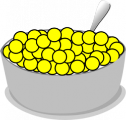 Bowl Of Yellow Cereal Clip Art at Clker.com - vector clip art online ...