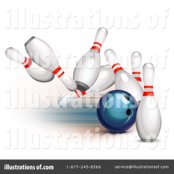 Bowling Clipart #1097804 - Illustration by Oligo