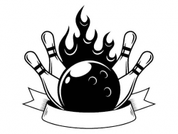 Bowling Logo #15 Ball Pin Sports Bowl Game Bowler Alley Strike ...