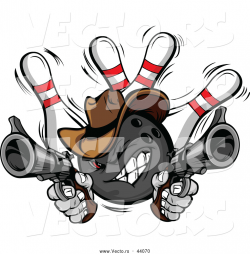 Bowling clipart cowboy - Clipart Collection | Vector of a wild west ...