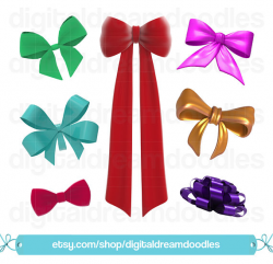 Bow Clipart, Bow Clip Art, Bow Tie Graphic, Rainbow Bow Image ...