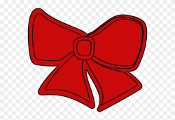 Christmas Bow Cartoon Clipart Clip Art Christmas Clip - Red ...