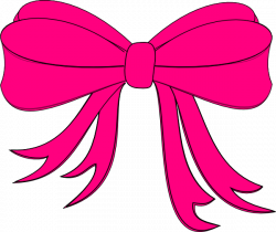 Pink Bow Darla Clip Art at Clker.com - vector clip art online ...