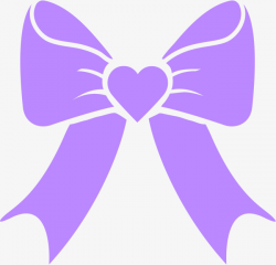 Beautiful Purple Bow Tie, Butterfly Knot, Purple Love, Simple PNG ...