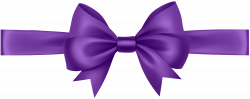 Ribbon with Bow Purple Transparent PNG Clip Art Image | Gallery ...