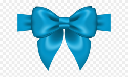 Bow Tie Clipart Aqua - Transparent Christmas Clip Art - Png ...