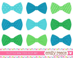 Baby Boy Bow Clipart