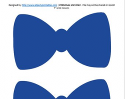 Bow Tie Printables Little Man Birthday Bow Tie Party Bow