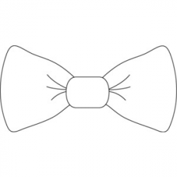 28+ Collection of Bow Tie Clipart Black And White | High quality ...
