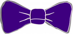 Purple Bow Tie Clipart